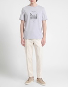 Brunello Cucinelli Mens T-shirt in Light grey