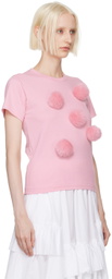 Comme des Garçons Girl Pink Furball T-Shirt