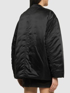 STAND STUDIO - Prim Satin Twill Bomber Jacket