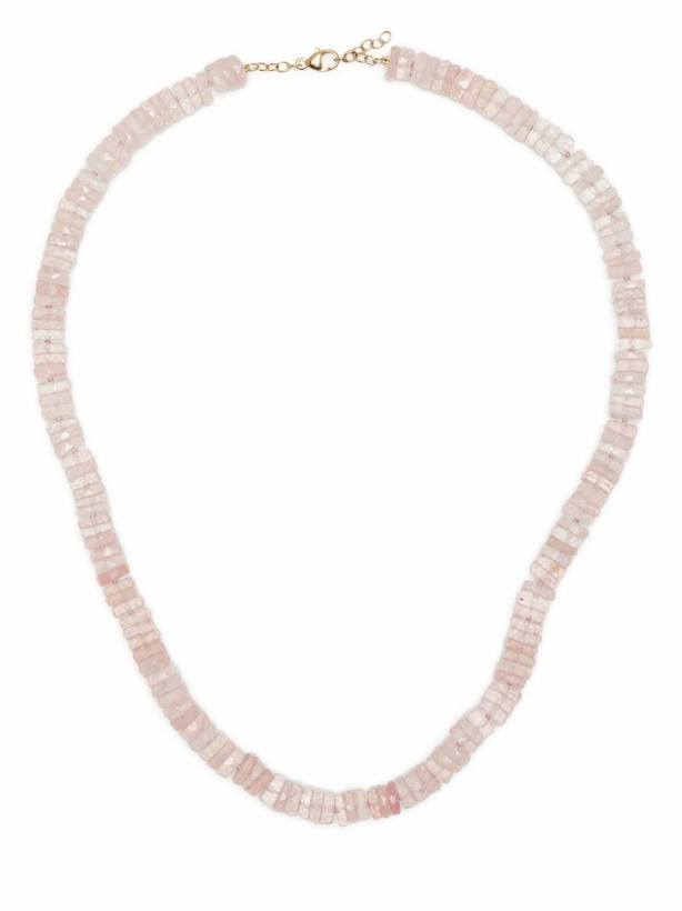 Photo: JIA JIA 14K Yellow Gold Atlas Rose Quartz Bead Necklace