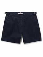 Orlebar Brown - Bulldog Slim-Fit Stretch-Cotton Twill Shorts - Blue