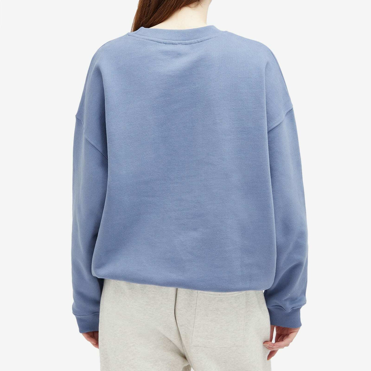 Adanola Women's Oversized Sweatshirt in Vintage Blue/Powder Blue