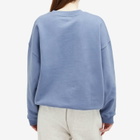 Adanola Women's Oversized Sweatshirt in Vintage Blue/Powder Blue