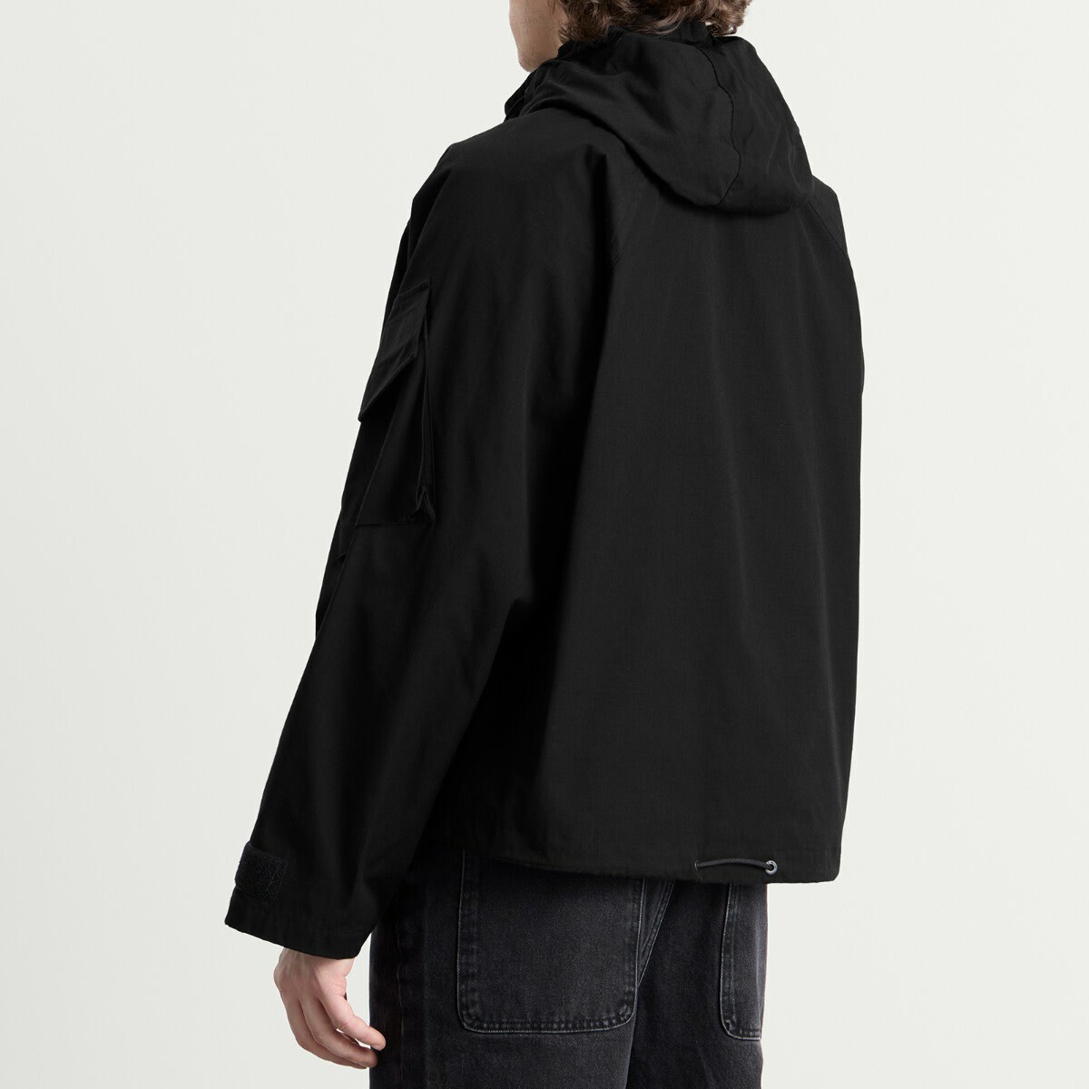 Cole Buxton Men's Hooded Jacket in Black