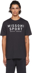 Missoni Sport Navy Logo T-Shirt