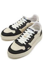 Axel Arigato Dice Lo Panelled Leather Sneakers Beige