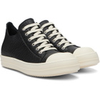 Rick Owens Black Tower Low Sneaks Sneakers