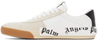 Palm Angels Black & White Vulcanized Sneakers