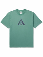 Nike - ACG Logo-Print Jersey T-Shirt - Green