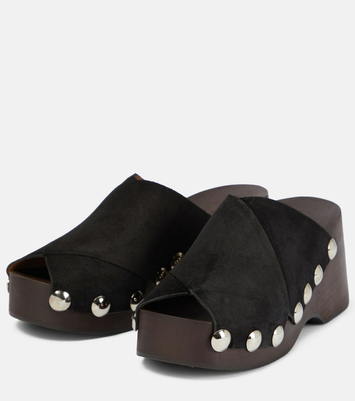 サンダル・ミュール Ganni Slippers and Clogs Women Fabric Black img_2D_0001_4507d0fe-f0ee-4e62