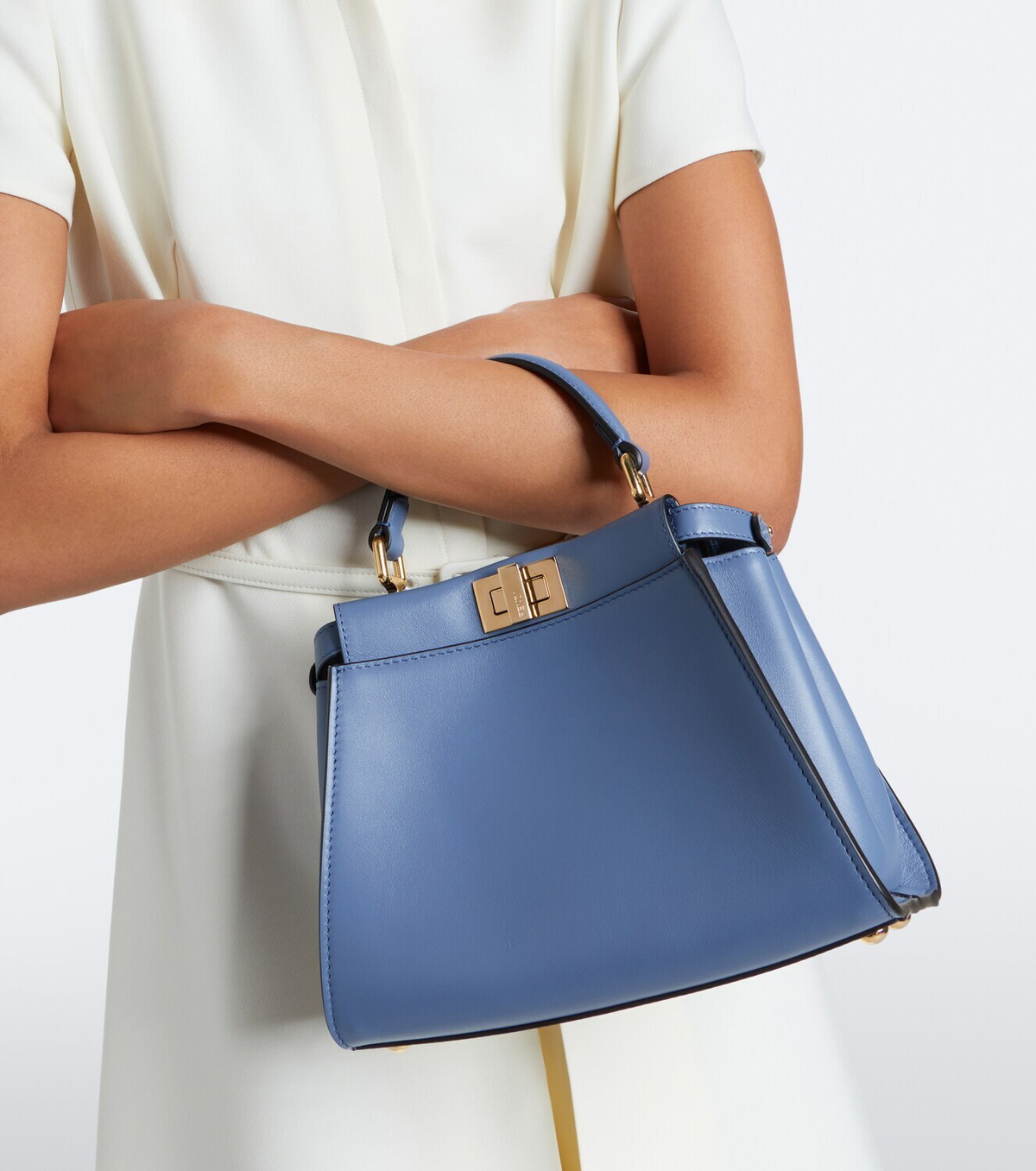 Fendi Peekaboo® Mini leather top-handle bag