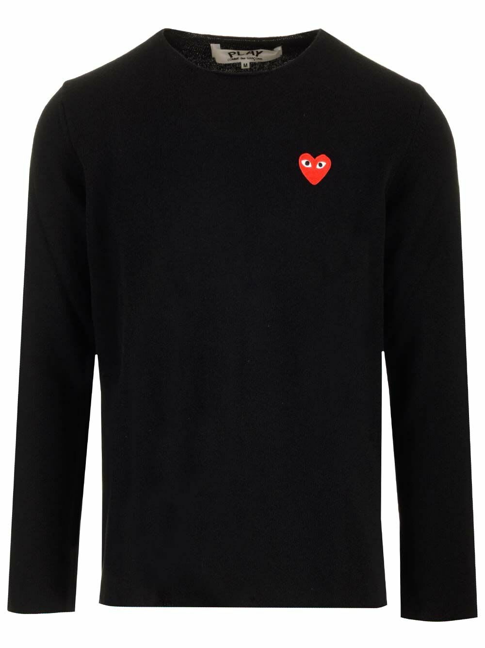 Comme des Garçons Play Long-sleeved Wool Sweater