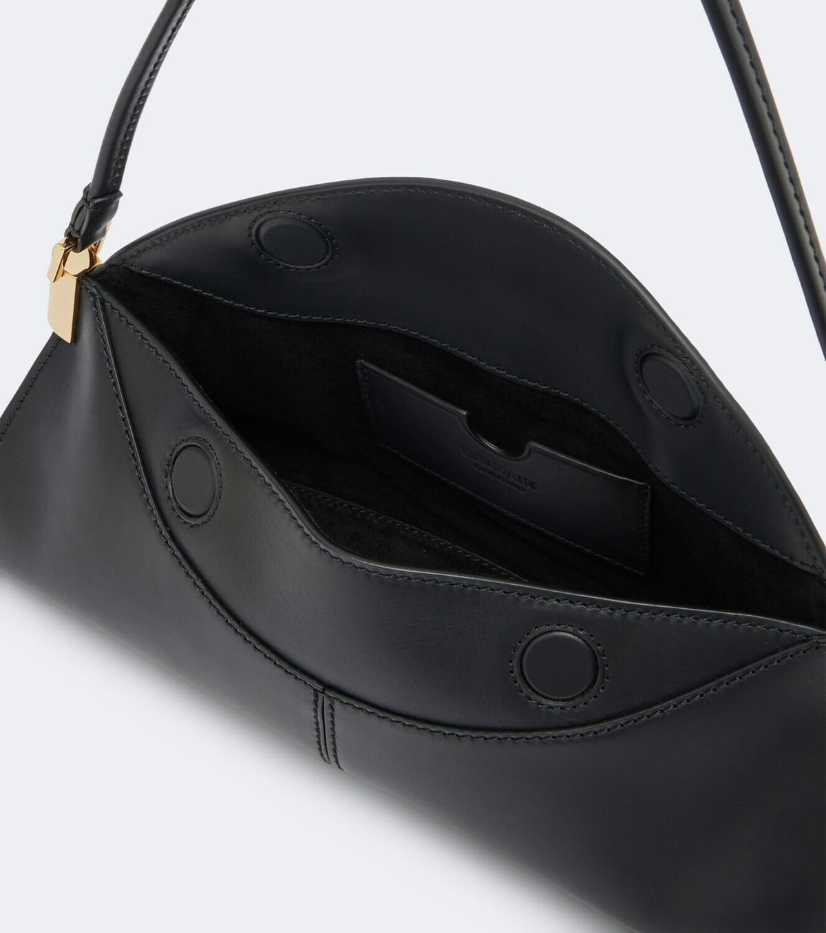 Balmain 64-83 Small leather shoulder bag