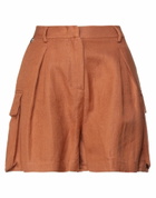 Manila Grace Womens Shorts & Bermuda Shorts in Brown