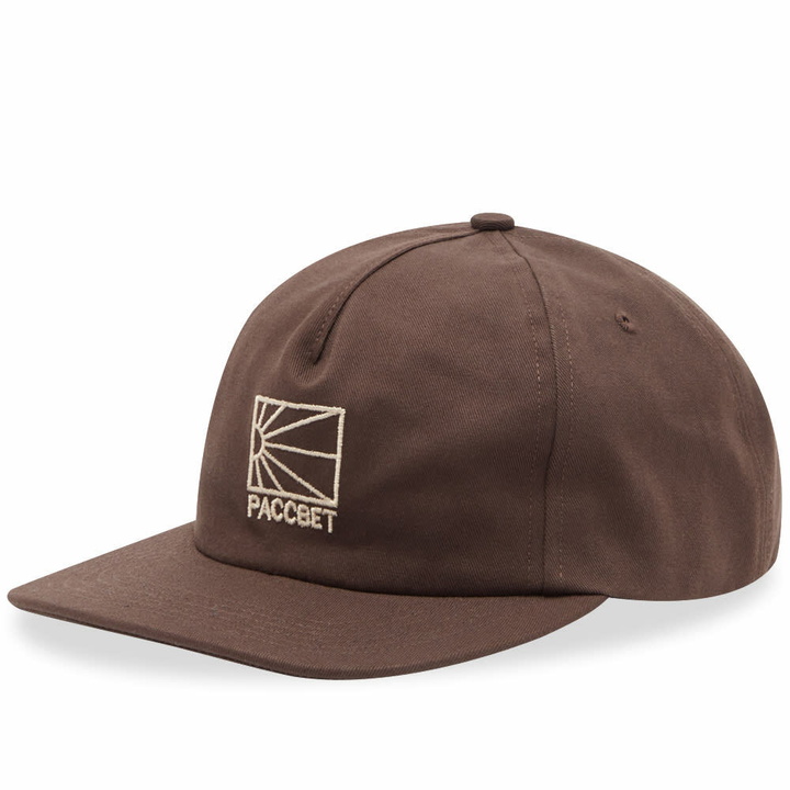 Photo: PACCBET Men's Sun Logo Cap in Dark Brown