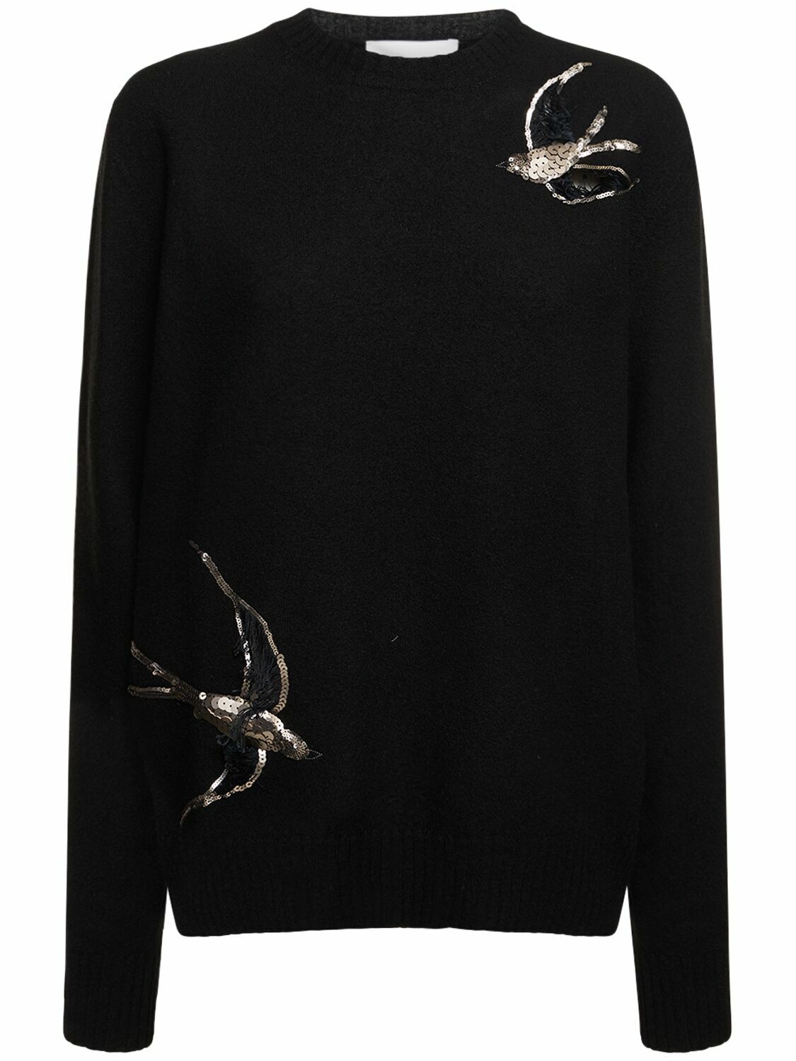 Photo: JIL SANDER - Boiled Wool Embroidered Sweater