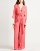 Twinset Womens Jumpsuit in Coral