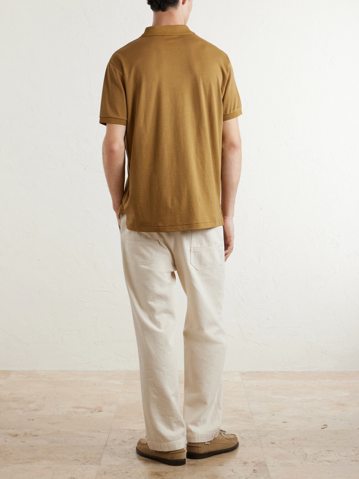 Polo Ralph Lauren - Logo-Embroidered Cotton-Jersey Polo Shirt - Brown