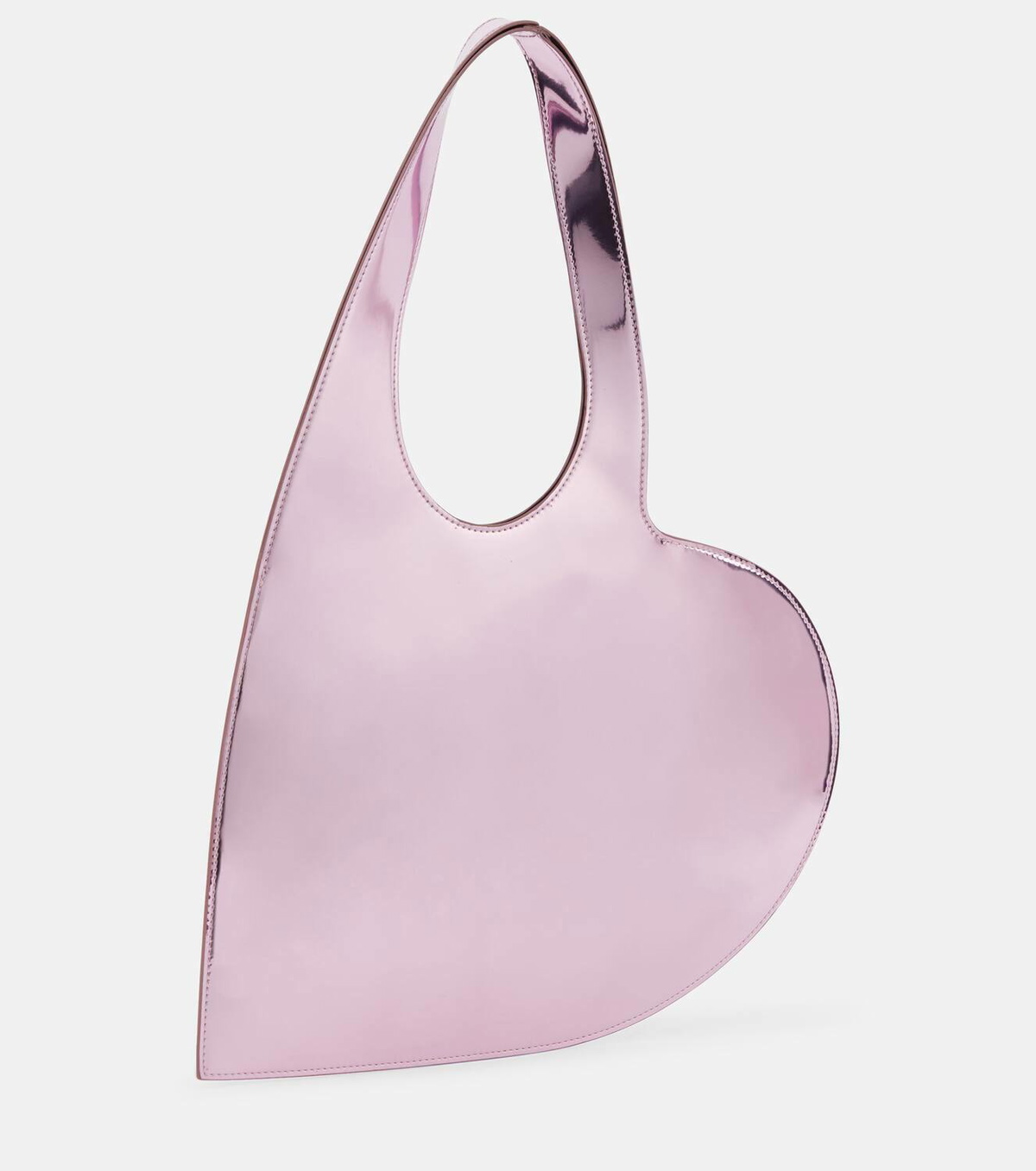 トートバッグ Coperni Heart Pink Leather Tote Bag Heart leather tote bag in pink - Coperni | Mytheresa