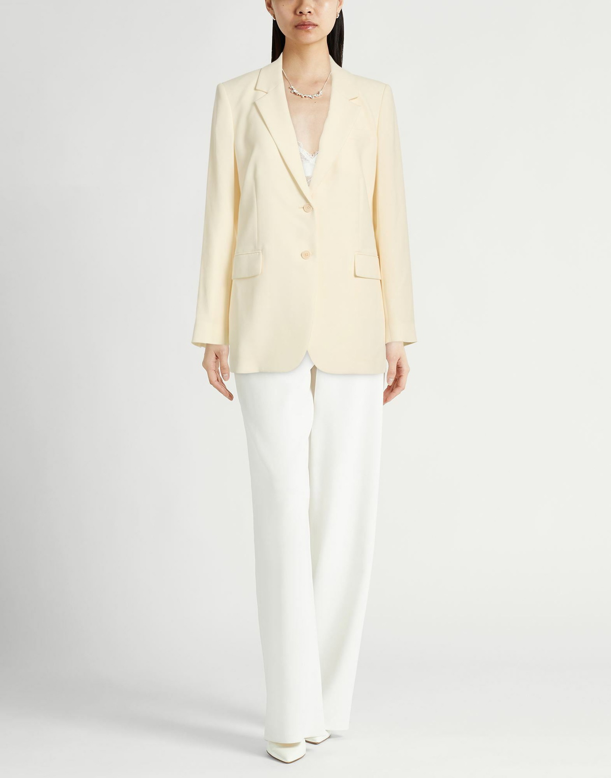 Theory Womens Blazer in Ivory