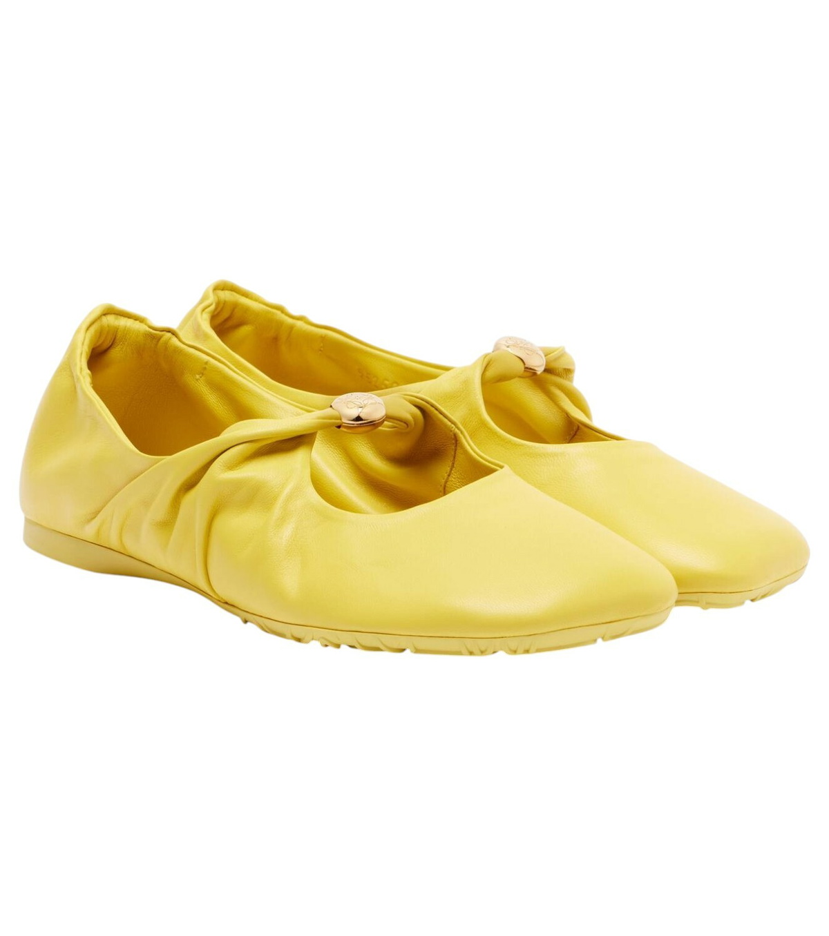 【送料&関税込】Loewe Orange Mesh Petal Pumps Loewe Orange Mesh Petal Pumps | italist
