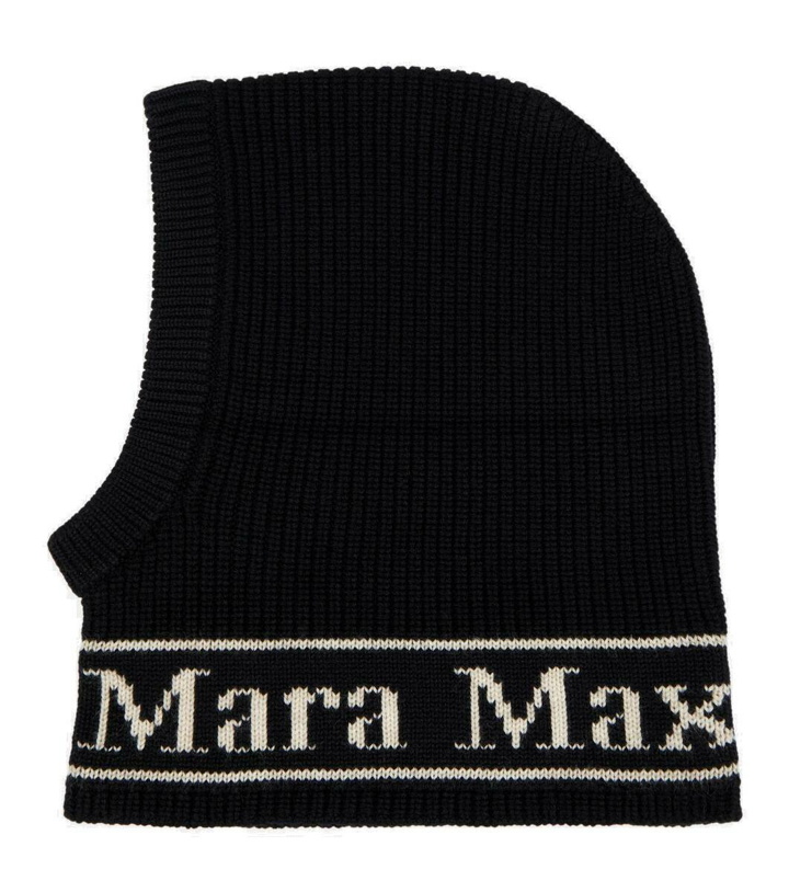Photo: Max Mara Gong logo wool ski mask