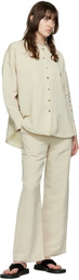 CO Beige Pintuck Shirt