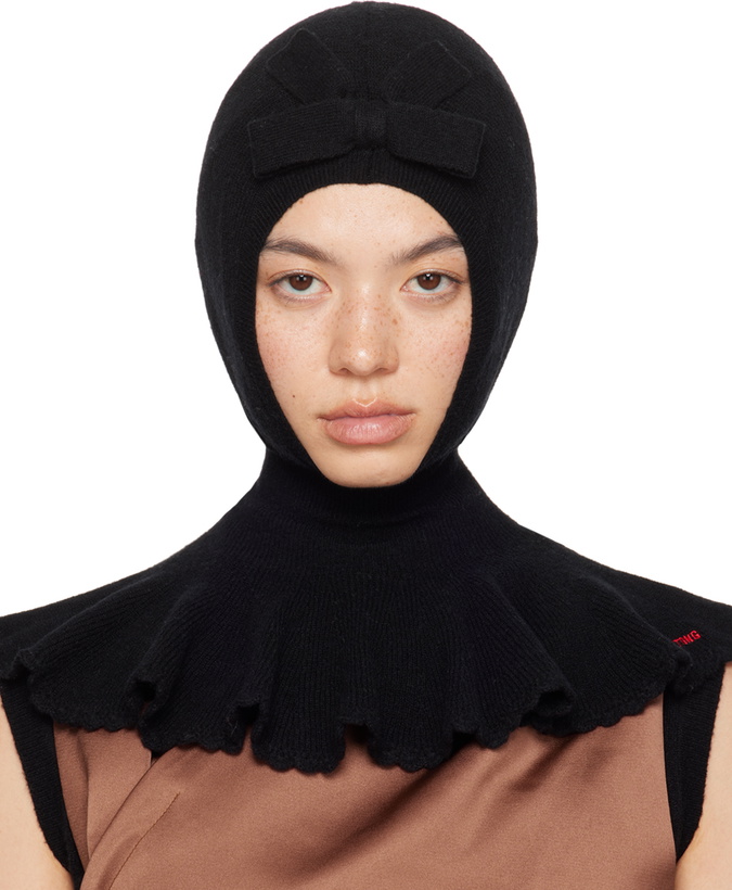 Photo: SHUSHU/TONG Black Cape Balaclava