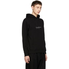 Yohji Yamamoto Black New Era Edition Logo Hoodie