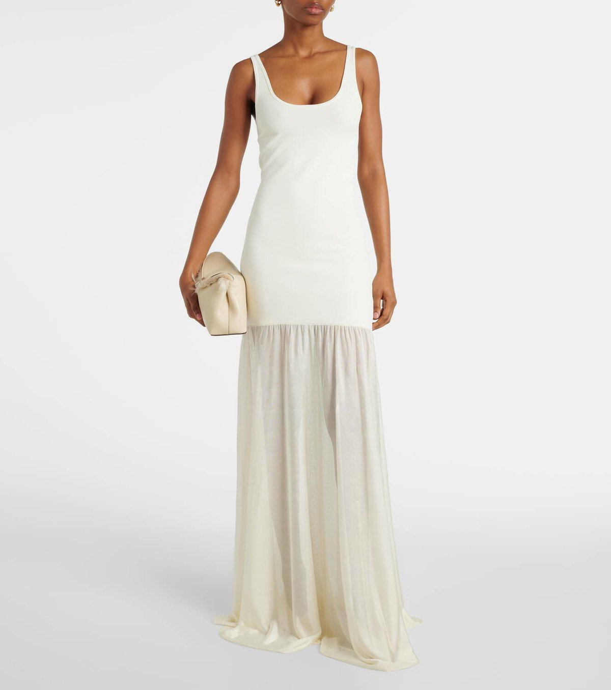 long jersey prom dress La Femme - 31618 main image 0