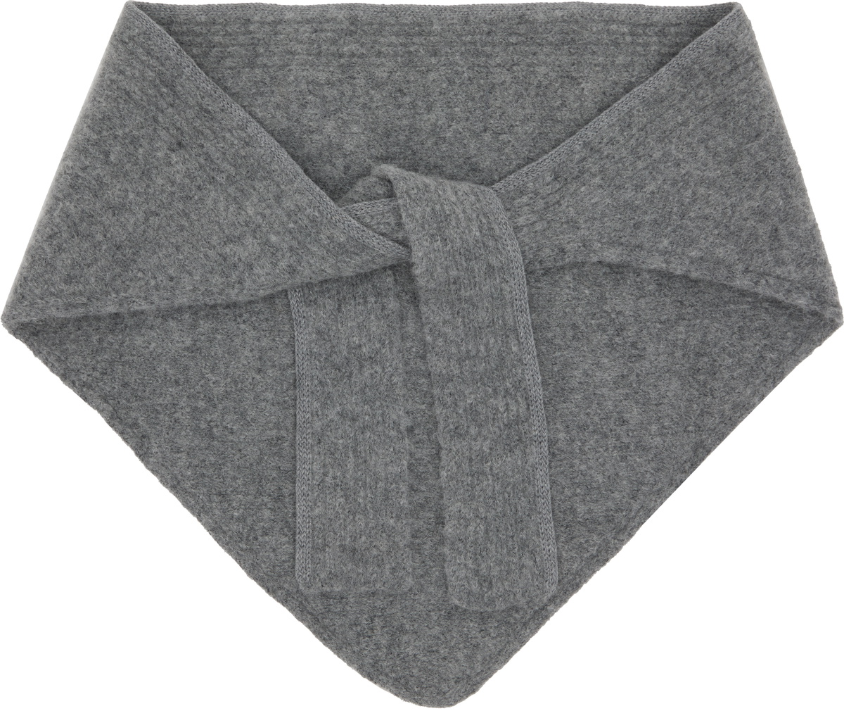 JACQUEMUS Gray La Casa 'Le châle Gros Grain' Scarf Jacquemus
