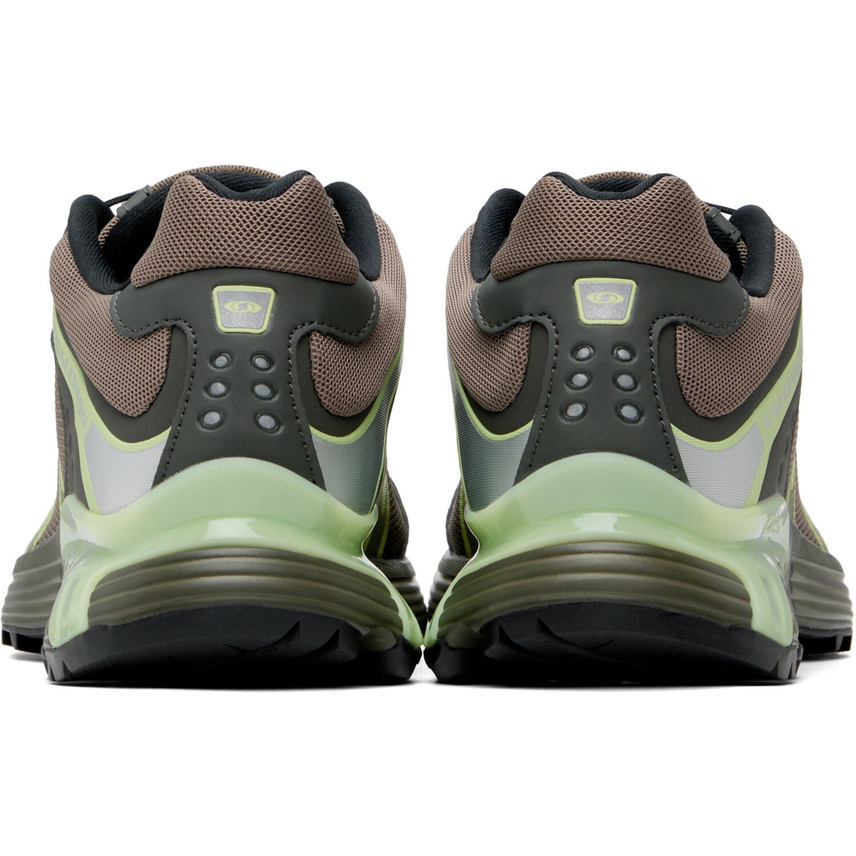 Salomon Brown & Green XT-Whisper Sneakers