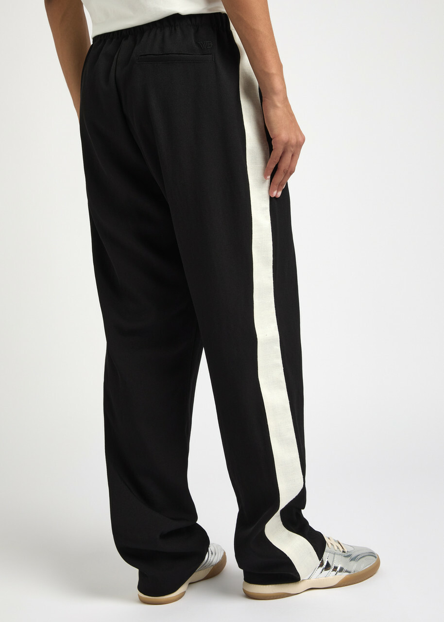 Wales Bonner Tempo Wool Sweatpants Black