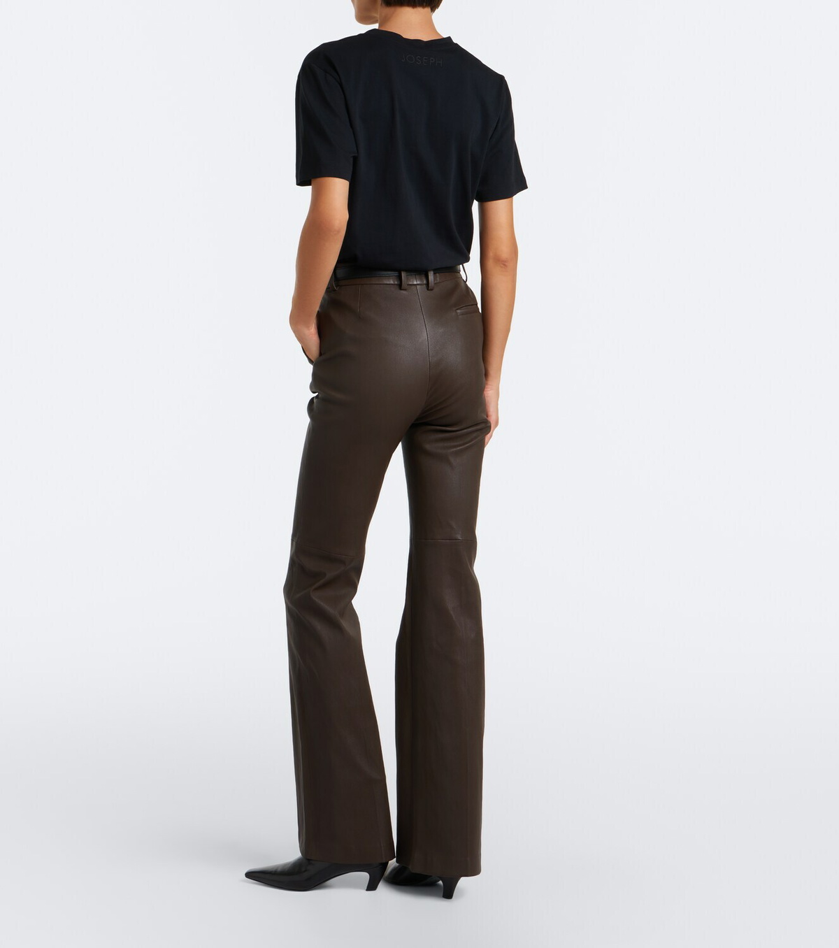 Joseph Tarifa leather flared pants