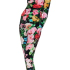 Richard Quinn Black Floral Leggings