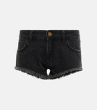 Blumarine - Low-rise denim shorts