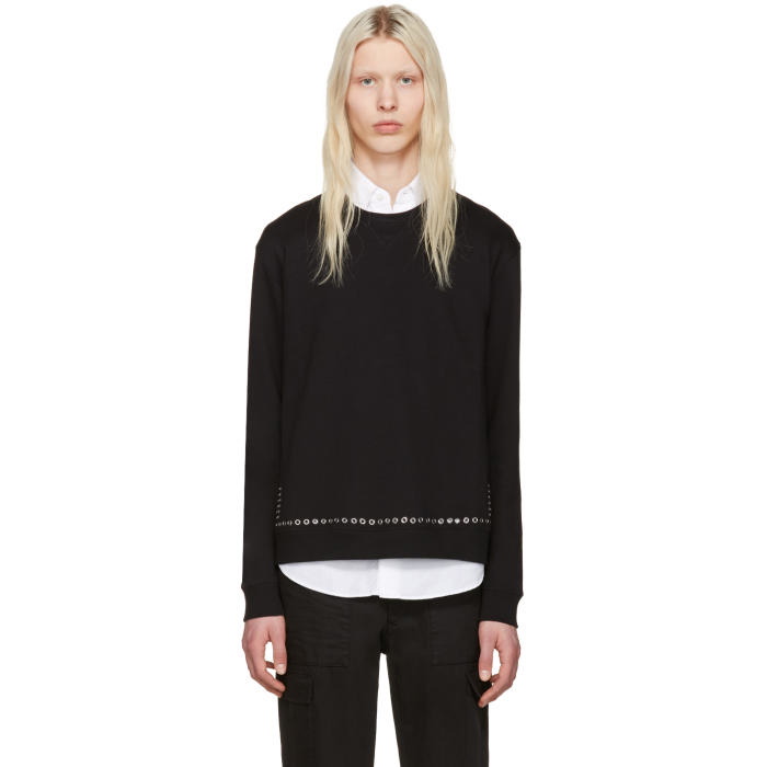 Photo: Valentino Black Eyelet Pullover