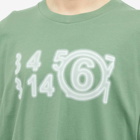 Maison Margiela Men's Number Logo Long Sleeve T-Shirt in Clover