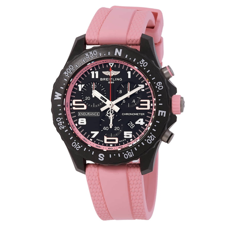 Photo: Breitling Endurance Pro 38 Chronograph Quartz Black Dial Unisex Watch X83310D41B1S1