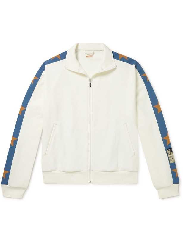 Photo: KAPITAL - Webbing-Trimmed Jersey Track Jacket - White