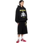 LU'U DAN BRUCE LEE x LỰU ĐẠN Black Oversized Hoodie