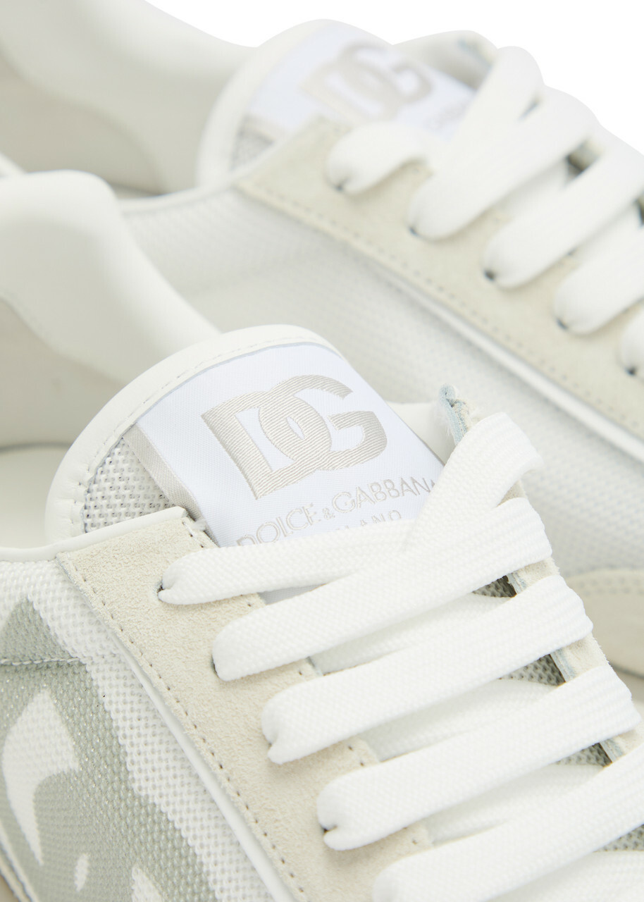 Dolce & Gabbana Runner Panelled Mesh Sneakers White