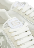 Dolce & Gabbana Runner Panelled Mesh Sneakers White