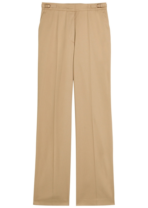Photo: Gabriela Hearst Vesta Straight-leg Cotton Trousers Camel