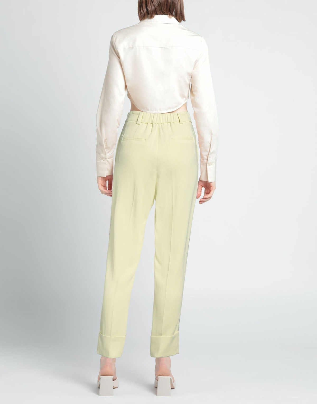 Peserico Womens Pants Pastel in Yellow