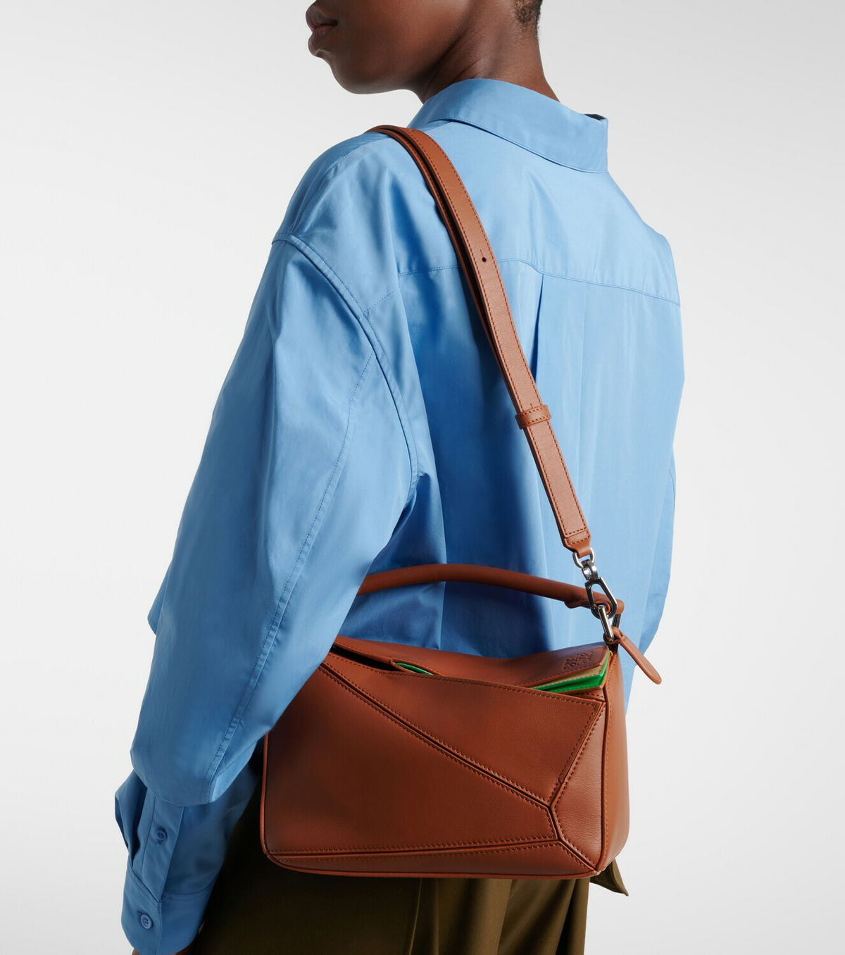 Loewe Puzzle Small layered top-handle bag