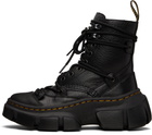Dr. Martens Black DMXL 8-Eye Leather Boots