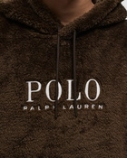 Polo Ralph Lauren Lspohoodm1 Long Sleeve Sweatshirt Brown - Mens - Hoodies