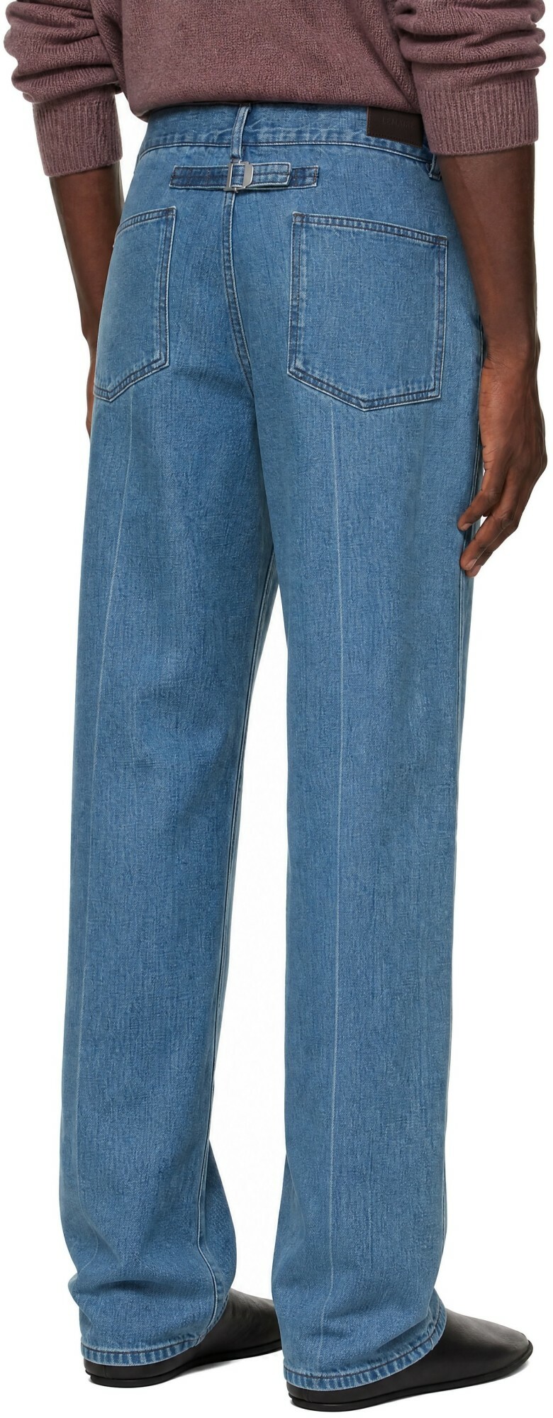 LEMAIRE Blue Straight Leg Five Pocket Jeans