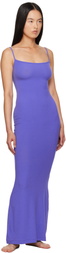 SKIMS Purple Soft Lounge Long Slip Dress
